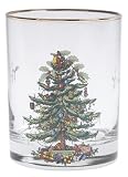 Spode Christmas Tree Double Old Fashioned Glasses, Set of 4