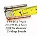 Private Machinist Cribbage Pegs Deluxe Metal Round Tip Oversized_Set of 12 pegs in 4 Colors (Metals)