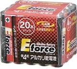 オーム電機 アルカリ単4形乾電池20本パック LR03G/20Sの画像