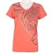 Misses Attivo Swirl Print V-Neck Active T-Shirt