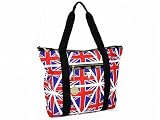 LESPORTSAC(レスポートサック) JOYRICH ERIKA ショッピングトート<BR>3153-P004<BR>JOYRICH UNIONJACKBIG ジョイリッチ ユニオンジャックビッグ トートバッグ 約W37×H37×D11cm JOYRICH UNIONJACKBIG ジョイリッチ ユニオンジャックビッグ (P004)金具色:ゴールド(3153)