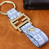 (FENDI/フェンディ)ロゴキーホルダー(ライトブルー)