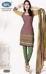Dress materials - Crepe Dress Material Elegant Designer Unstitched Salwar Suit D.No 8169