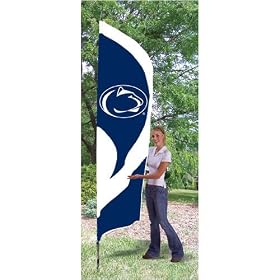 Penn State Nittany Lions NCAA Applique & Embroidered Tall Team Flag (102"x30")
