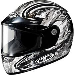 HJC CS-Y Youth Hellion Snow Helmet MC-5 Black Medium M 223-952