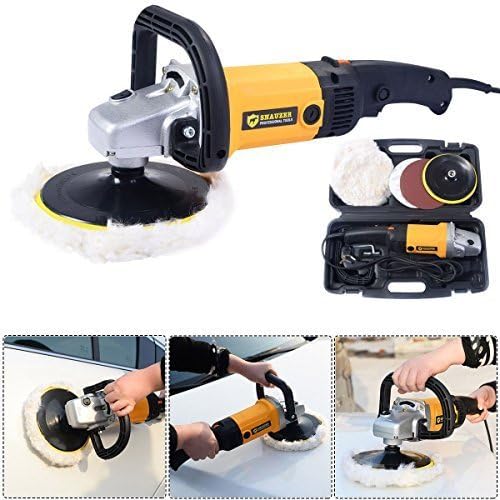 New 7 Electric 6 Variable Speed Car Polisher Buffer Waxer Sander Detail Boat by Polisher