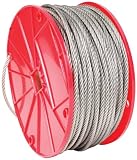 Koch 015122 1/8 by 250-Feet 7 by 7 Cable , Stainless Steel