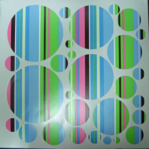 Striped Ribbon Candy Wall Dots (36)