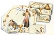 12 First Communion Bomboneiras, Thank You Cards, and Invitations with Envelopes, in Spanish (Made in Italy) - Girl and Divine Mercy