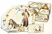 12 First Communion Bomboneiras, Thank You Cards, and Invitations with Envelopes, in Spanish (Made in Italy) - Girl and Divine Mercy
