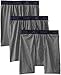 Hanes Ultimate Men's 3-Pack X-Temp Lightweight Performance Boxer Brief, Black/Grey, X-Large