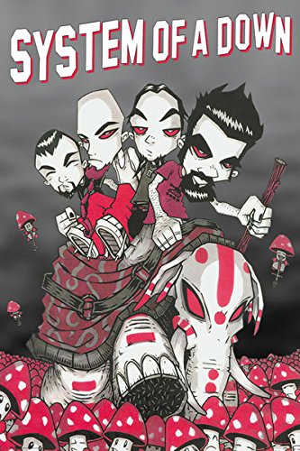 System Of A Down - Music Poster / Print (Animated Characters) (Size: 24