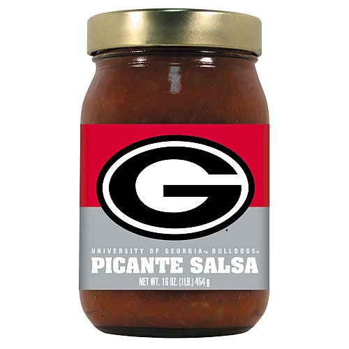 Georgia Bulldogs NCAA Picante Salsa - 16oz by Hot Sauce Harry