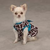 Small - Zack & Zoey Giraffe Print Dog Sundress
