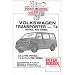 Volkswagen Transporter T4, 2.0 Litre Petrol, 1.9 and 2.4 Litre Diesel, to end of 1995