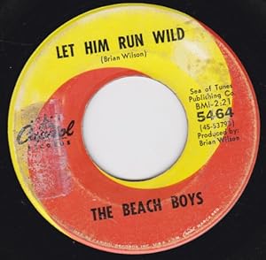 The Beach Boys California Girls/Let Him Run Wild (Good 45 rpm