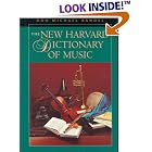 Click here to buy The New Harvard Dictionary of Music (Harvard University Press Reference Library) by  Don Michael Randel.