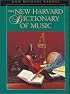 The New Harvard Dictionary of Music (Harvard University Press Reference Library)