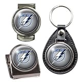 Tampa Bay Lightning Stocking Stuffer Set - Key Chain, Money Clip & Magnet Clip
