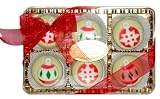 Christmas Ornament Themed Chocolate Covered Oreo's - White Chocolate