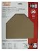 Porter-Cable 53048 9-Inch x 11-Inch 100 Grit Cut-To-Fit Sanding Sheets - 10 Pack
