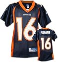 Jake Plummer Reebok NFL Navy Replica Denver Broncos Youth Jersey