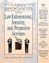 Career Opportunities in Law Enforcement, Security, and Protective Services