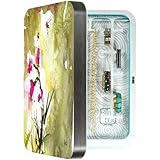 Wall Mount Jewelry Armoire Pink Lavatera 1 (by DENY Designs BlingBox 2 Carat)