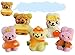 OHF 6 in 1 Bento Accessories Enjoy Dressing up Dolls Family Rice Mold Onigiri Shaper and Dry Roasted Seaweed Cutter Set