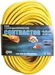 Coleman Cable 02589 12/3 Vinyl Outdoor Extension Cord with Lighted End, 100-Foot