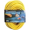 Coleman Cable 02589 12/3 Vinyl Outdoor Extension Cord with Lighted End, 100-Foot