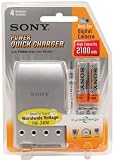 Sony Power Quick Charger with 4 AA Batteries Included