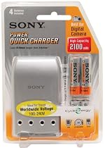 Sony Power Quick Charger with 4 AA Batteries Included