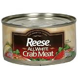 Reese All White Crabmeat, 6-Ounce Cans (Pack of 12)