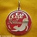 CAT CLUB LAS VEGAS FELINE GOLD MEDAL CHARM PENDANT NECKLACE