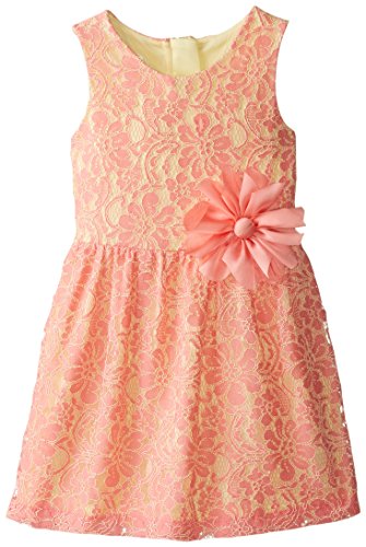 Pippa And Julie Little Girls Rose Lace Dress | Desertcart QATAR