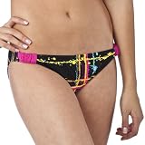51ACF7HNcUL. SL160  Xhilaration® Juniors Splatter Hipster Swim Bottom   Black/Pink 