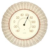 Chaney Instrument 14-Inch Wicker Thermometer