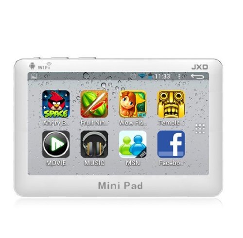 4.3-Inch JXD S18 4GB Mini Pad 1.2GHz Mini Pad for Children or Kids with Android 4.1 Tablet Approach WiFi G-sensor -White