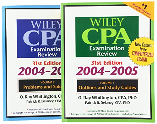 Wiley CPA Examination Review, Set (Wiley CPA Examination Review: Outlines & Study Guides / Problems & Solutions (2v.))