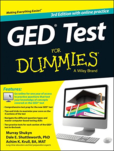 GED Test For Dummies: with Online Practice