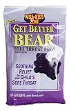 Get Better Bear Sore Throat Pops, Grape Flavor, 6 Pack (60 Count) (Pack of 2)