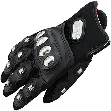 Deligloves Men Full Fingers Motorcycling Outdoor Protective Gloves Black L