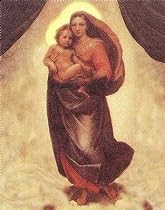 Madonna, Virgin & Child Art Poster Print by Raphael, 16x20