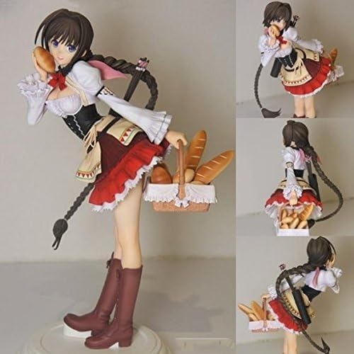 Anime Shining Hearts Neris with Bread Basket 1 / 8 Scale Pre-painted PVC Action Figure Collection Model 21 cm