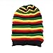 EchoMerx Reggae Baggie Beanie Hat Rasta Colors
