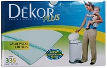 Diaper Dekor Plus 2-Pack Refill Biodegradable