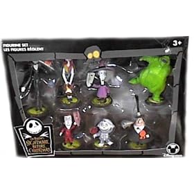 Disney Tim Burton's Nightmare Before Christmas Figurine Figure set