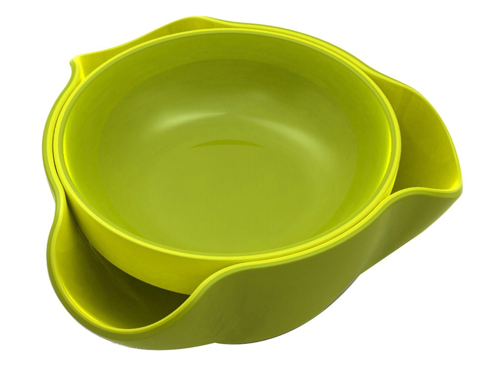 Amazon.com: Joseph Joseph Double Dish, White and Green: Kitchen ...