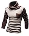 Jeansian Men's Slim Fit Long Sleeves Casual Shirts Pullover Sweater